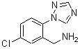 CAS 登录号：404922-72-1， 1-[5-氯-2-(1H-1,2,4-三唑-1-基)苯基]甲胺