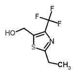 CAS 登录号：405103-63-1， [2-乙基-4-(三氟甲基)-1,3-噻唑-5-基]甲醇
