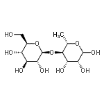 CAS#: 40525-07-3, (3R,4S,5R,6S)-6-Methyl-5-[(2S,3R,4S,5S,6R)-3,4,5-Trihydroxy-6-(Hydroxymethyl)Tetrahydropyran-2-Yl]Oxy-Tetrahydropyran-2,3,4-Triol