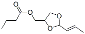 CAS#: 40533-67-3, [2-(1-Propenyl)-1,3-Dioxolan-4-Yl]Methyl Butyrate