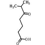 CAS 登录号：40564-61-2， 6-甲基-5-氧代庚酸