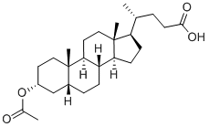 CAS 登录号：4057-84-5， 乙酰基石胆酸