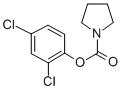 CAS#: 40575-34-6, 1-Pyrrolidinecarboxylic acid, 2,4-dichlorophenyl ester