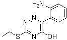 CAS#: 405921-19-9, 6-(2-Aminophenyl)-3-(Ethylsulfanyl)-1,2,4-Triazin-5-Ol