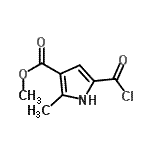 CAS#: 40593-27-9, Methyl 5-(Chlorocarbonyl)-2-Methyl-1H-Pyrrole-3-Carboxylate