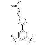 CAS#: 406725-93-7, (2E)-3-{5-[3,5-Bis(Trifluoromethyl)Phenyl]-2-Furyl}Acrylic Acid