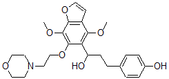 CAS#: 40681-03-6, 4,7-Dimethoxy-alpha-[2-(4-Hydroxyphenyl)Ethyl]-6-[2-(4-Morpholinyl)Ethoxy]-5-Benzofuranmethanol