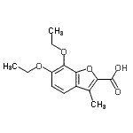 CAS#: 40713-26-6, 6,7-Diethoxy-3-Methyl-1-Benzofuran-2-Carboxylic Acid