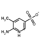 CAS 登录号：40741-48-8， 6-氨基-5-甲基-3-吡啶鎓磺酸酯