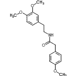 CAS 登录号：4078-65-3， N-[2-(3,4-二甲氧基苯基)乙基]-2-(4-甲氧基苯基)乙酰胺