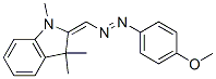 CAS 登录号：40842-68-0， 2-[[(4-甲氧基苯基)偶氮]亚甲基]-1,3,3-三甲基吲哚啉