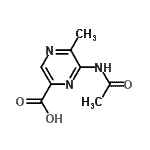 CAS#: 408533-72-2, 6-Acetamido-5-Methyl-2-Pyrazinecarboxylic Acid