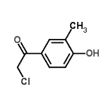 CAS#: 40943-24-6, 2-Chloro-1-(4-Hydroxy-3-Methylphenyl)Ethanone