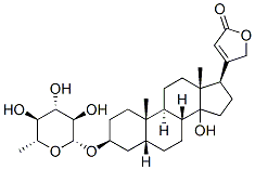 CAS#: 40950-57-0, (5beta)-3beta-[(6-Deoxy-beta-D-Glucopyranosyl)Oxy]-14-Hydroxycard-20(22)-Enolide