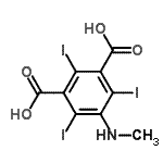 CAS#: 40976-89-4, 2,4,6-Triiodo-5-(Methylamino)Isophthalic Acid