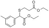 CAS#: 41022-29-1, Ethyl 3-(2-Ethoxy-2-Oxo-1-m-Tolylethylthio)Propanoate