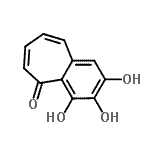 CAS 登录号：411211-37-5， 2,3,4-三羟基-5H-苯并[7]轮烯-5-酮