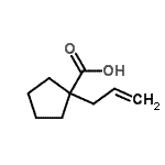 CAS#: 411238-08-9, 1-Allylcyclopentanecarboxylic Acid