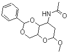 CAS#: 4115-63-3, Methyl 3-Acetamido-4,6-O-Benzylidene-2,3-Dideoxy-alpha-D-Arabino -Hexopyranoside