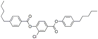 CAS#: 41161-54-0, 4-Pentylphenyl 4-(4-pentylbenzoyloxy)-3-chlorobenzoate