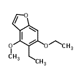CAS#: 412027-11-3, 6-Ethoxy-5-Ethyl-4-Methoxy-1-Benzofuran