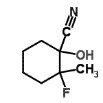 CAS#: 412034-84-5, 2-Fluoro-1-Hydroxy-2-Methylcyclohexanecarbonitrile