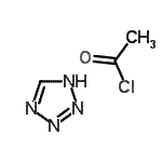 CAS#: 41223-92-1, Acetyl Chloride - 1H-Tetrazole (1:1)