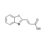 CAS#: 4123-18-6, (2E)-3-(1,3-Benzothiazol-2-Yl)Acrylic Acid