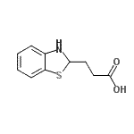 CAS#: 412333-95-0, 3-(2,3-Dihydro-1,3-Benzothiazol-2-Yl)Propanoic Acid