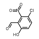 CAS#: 412336-53-9, 3-Chloro-6-Hydroxy-2-Nitrobenzaldehyde