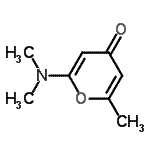 CAS#: 412338-33-1, 2-(Dimethylamino)-6-Methyl-4H-Pyran-4-One