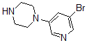 CAS#: 412347-30-9, 5-Bromo-3-(Piperazin-1-Yl)Pyridine