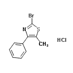 CAS#: 412923-45-6, 2-Bromo-5-Methyl-4-Phenyl-1,3-Thiazole Hydrochloride (1:1)