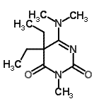 CAS#: 413571-60-5, 6-(Dimethylamino)-5,5-Diethyl-3-Methyl-2,4(3H,5H)-Pyrimidinedione