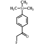 CAS#: 413598-85-3, 2-Fluoro-1-[4-(Trimethylsilyl)Phenyl]Ethanone