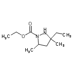 CAS 登录号：413624-83-6， 乙基3-乙基-3,5-二甲基-1-吡唑烷羧酸酯
