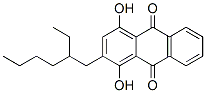 CAS 登录号:41450-96-8, 2-(2-乙基己基)-1,4-二羟基蒽醌
