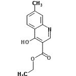 CAS 登录号：41460-18-8， 乙基4-羟基-7-甲基-3-喹啉羧酸酯