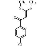 CAS 登录号：41467-26-9， 1-(4-氯苯基)-3,3-二(甲硫基)-2-丙烯-1-酮