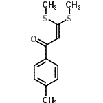 CAS 登录号：41467-27-0， 1-(4-甲基苯基)-3,3-二(甲硫基)-2-丙烯-1-酮