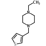CAS 登录号：414884-59-6， 1-乙基-4-(3-噻吩基甲基)哌嗪