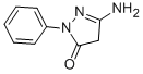 CAS 登录号：4149-06-8， 3-氨基-1-苯基-2-吡唑啉-5-酮