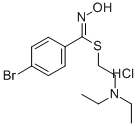CAS#: 41542-50-1, (4-Bromophenyl)-(2-diethylaminoethylthio)methanone oxime hydrochloride