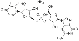 CAS 登录号：41547-83-5， 鸟苷酰-(3'->5')-尿苷铵盐