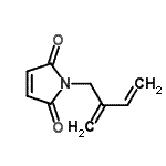 CAS 登录号：415683-01-1， 1-(2-亚甲基-3-丁烯-1-基)-1H-吡咯-2,5-二酮