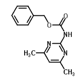 CAS 登录号：415686-90-7， 苄基(4,6-二甲基-2-嘧啶基)氨基甲酸酯