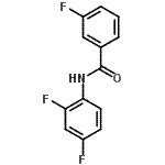 CAS 登录号：415692-36-3， N-(2,4-二氟苯基)-3-氟苯甲酰胺
