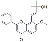 CAS#: 41689-78-5, 8-[(E)-3-Hydroxy-3-Methyl-1-Butenyl]-7-Methoxy-2-Phenyl-4H-1-Benzopyran-4-One