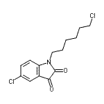 CAS#: 416899-94-0, 5-Chloro-1-(6-Chlorohexyl)-1H-Indole-2,3-Dione