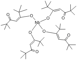 CAS#: 41706-15-4, Tetrakis(2,2,6,6-Tetramethyl-3,5-Heptanedionato)Niobium (IV)